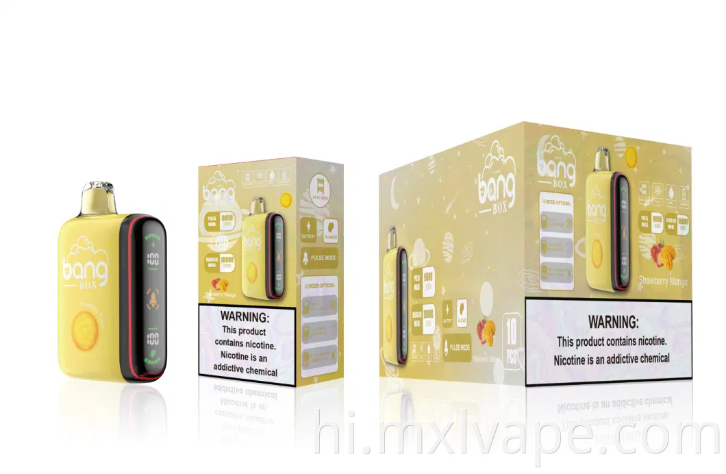 थोक मूल्य डिस्पोजेबल vape पॉड बैंग बॉक्स 9000-18000 पफ्स POCO